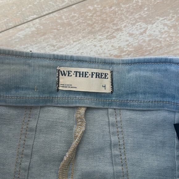 FREE PEOPLE Layla Denim Mini Skirt in Starwash - Picture 9 of 12